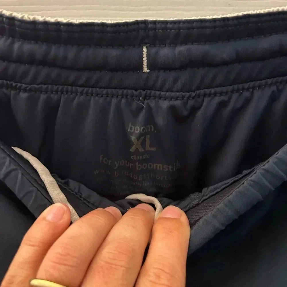Birddogs Boom For Your Boomstick Navy White 7.5in XL Shorts